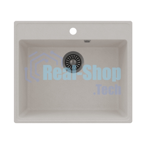 Кухонная мойка Maunfeld Perla 580 MFQS-580W кремовый