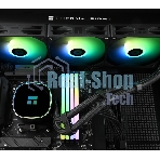 Система жидкостного охлаждения Thermalright Frozen Horizon 360 V2 ARGb Soc-AM5/AM4/1200/1700/1851 черный 4-pin 29.5dB Al Ret (F-HORIZON-360-BL-V2)