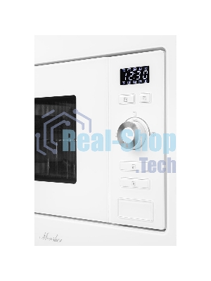 Микроволновая печь встраиваемая MONSHER 201 W 20 л, 800-1250 Вт, гриль, 8 программ, белый