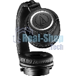Беспроводные/проводные наушники Audio-Technica ATH-M50xBT2 черный, полноразмерные, Bluetooth + проводной, до 50 ч