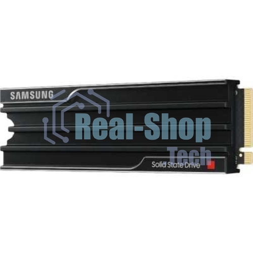 Накопитель SSD 2Tb Samsung 9100 PRO, M.2, PCI-E 5.0 x4, TLC 3D NAND R/W - 14700 (14800)/13400 (13300) Mb/s с радиатором