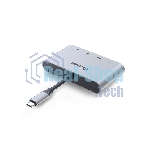 Распределитель Infobit iHub 301 3 подключения через 1 кабель USB-С