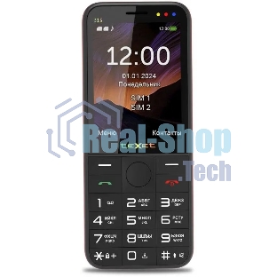 Мобильный телефон TeXet TM-315 черный-красный