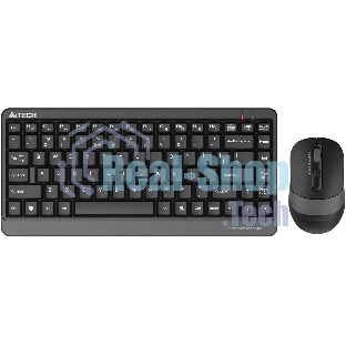Комплект клавиатура+мышь A4Tech FStyler FG1110 беспроводной, USB, 2000 DPI, чёрный/серый