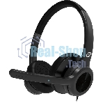 Гарнитура Oklick HS-L800 чёрный, проводная, USB