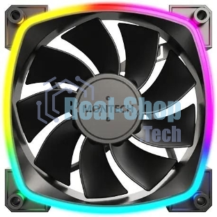 Вентилятор для корпуса Montech RX120 Reverse ARGb 120х120x25 черный 4-pin 27дБ (RX120 PWM BLACK) Ret