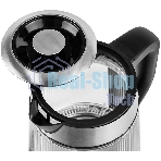 Чайник электрический Centek CT-0013 стекло, 2200 Вт, 1.8 л, серебристый