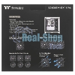 Вентилятор Thermaltake Toughfan EX14 Pro реверсивный 140x140x25mm черный 4-pin 31.6-34.1dB Ret (CL-F172-PL14BL-A)