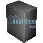 Компьютерный корпус CBR mATX Minitower V863, без БП, 1хUSB 3.0 Type C, 1хUSB 3.0, 1хUSB 2.0, HD Audio+Mic, черный PCC-MATX-V863-WPSU