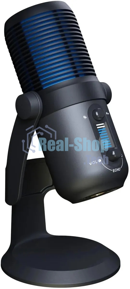 Микрофон проводной Оклик SM-400G 2м черный