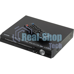 Плеер DVD Hyundai H-DVD200 черный Караоке ПДУ