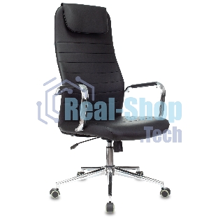 Кресло Бюрократ Chair Brt KB-9N/ECO/BLACK черный, экокожа