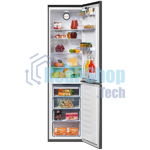 Холодильник Beko B3R0CNK332HG темно-серый двухкамерный 200/100л морозилка снизу, No Frost