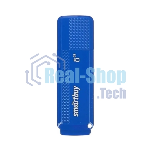 Флешка USB Smartbuy Dock Blue (SB8GbDK-B), 8Gb, USB 2.0, R/W 15/5, синий