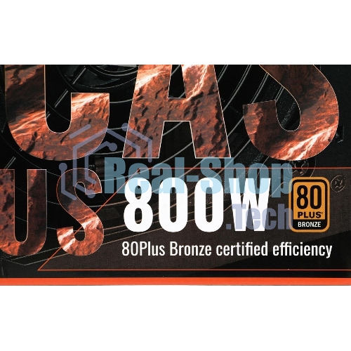 Блок питания Aerocool/Formula KCAS-800W, 800Вт, PLUS 80 PLUS Bronze, 120мм, черный