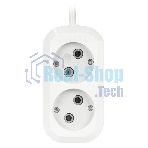 Удлинитель бытовой Smartbuy (SBE-10-2-05-N) 2 гнз х 5,0 м (10А/2.2 кВт, ПВС 2х1.0)