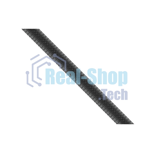Кабель OLMIO BOLT, Type-C - Type-C, 60W, 1.2м, тканевая оплетка, черный