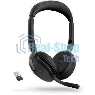 Гарнитура Jabra Evolve2 65 Flex чёрный, беспроводная, Bluetooth, до 32 ч