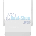 Роутер Mercusys MR20 AC750 Dual-Band Wi-Fi RouterSPEED: 300 Mbps at 2.4 GHz + 433 Mbps at 5 GHzSPEC: 2× Fixed External Antennas, 2× 10/100 Mbps LAN Ports, 1× 10/100 Mbps WAN PortFEATURE: Router/Access Point Mode Mode, WPS/Reset Button, IPTV, IPv6, Parental Controls