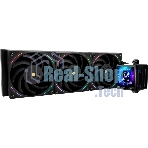 Система жидкостного охлаждения Thermalright Elite Vision 360 (360mm, LED, Black, ARGB/Fans: 3x120mm, 69CFM, 27dBA, 2150RPM/Pump height 63mm, Rad thickness 27mm/S: 1700, 1200, 1851, 115X, 2011, 2066, AM5, AM4)