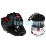 Пылесос Centek CT-2523 черный/красный, 420/2400 Вт, уборка сухая, пылесборник контейнер 3.5 л