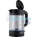 Чайник электрический Hyundai HYK-G7707 1.7л. 2200Вт графит корпус: стекло