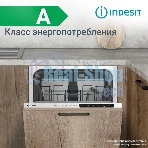 Встраиваемая посудомоечная машина Indesit DIS 1C59, белый, 44.8 см, 10 компл., 48 дБ, класс A