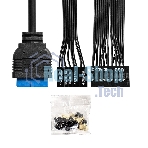 Компьютерный корпус Desktop ExeGate MI-302U-300 (mATX/mini-ITX, TPS300 8см, 1хUSB+1хUSB 3.0, HD аудио, черный)