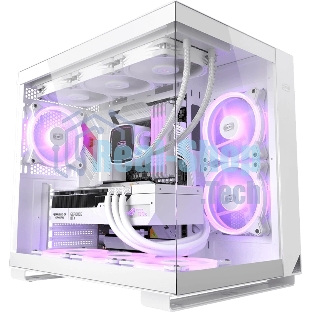 Компьютерный корпус без блока питания Case PCCooler C3T500 ARGB WH, Midi-Tower, TG, 6x120мм ARGB, 1xUSB-C 3.1 + 2xUSB-A 3.0, ATX, mATX, mITX белый