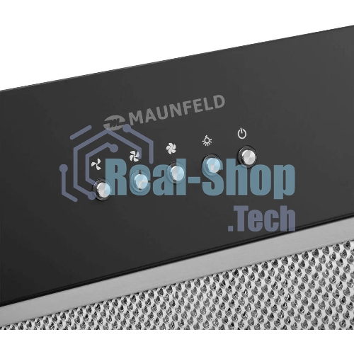 Вытяжка встраиваемая Maunfeld Trapeze 602M черный, 60 см, 1150 куб. м/ч, 54 дБ
