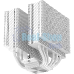 Кулер для процессора PCCooler RZ620 WH (260W, 4-pin PWM, 158мм, Al/Cu, 6x6мм, 2x120мм, 86.73CFM, 32dBA, 1800RPM, S: 1851/1700/1200/115X, AM5/AM4, белый)