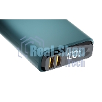 Портативный аккумулятор OLMIO QS-10, 10000mAh, 22.5W QuickCharge3.0/PowerDelivery, LCD, темно-зеленый