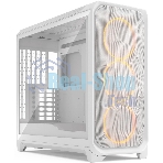 Корпус Fractal Design Meshify 3 XL White RGB TG Clear Tint, Midi-Tower, белый, 3 x 140 мм