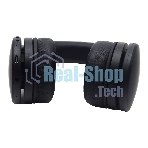 Беспроводные/проводные наушники Raskat ANC 1B черный, полноразмерные, Bluetooth + проводной, активное шумоподавление, складная конструкция, до 50 ч