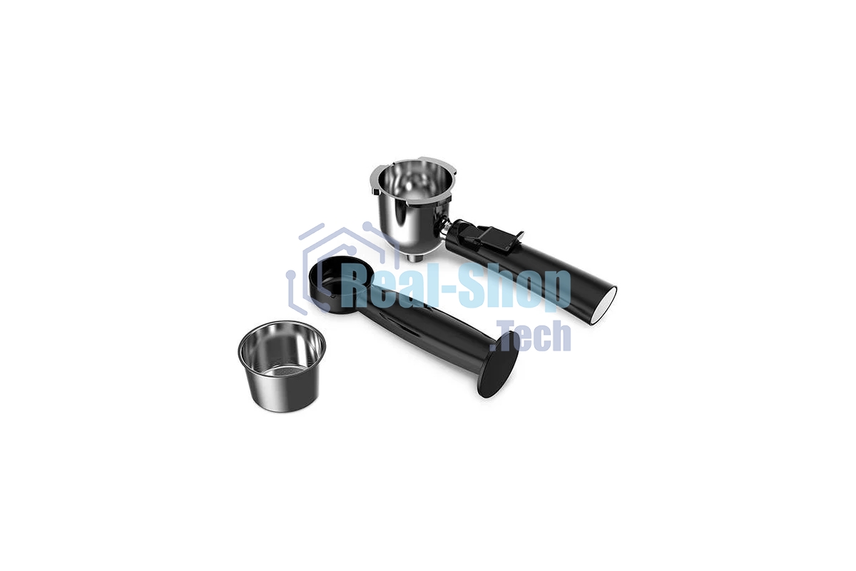 Кофеварка рожковая BQ CM4000 cтальной-черный, исп. кофе - молотый, 0.24 л, 800 Вт, 4 бар