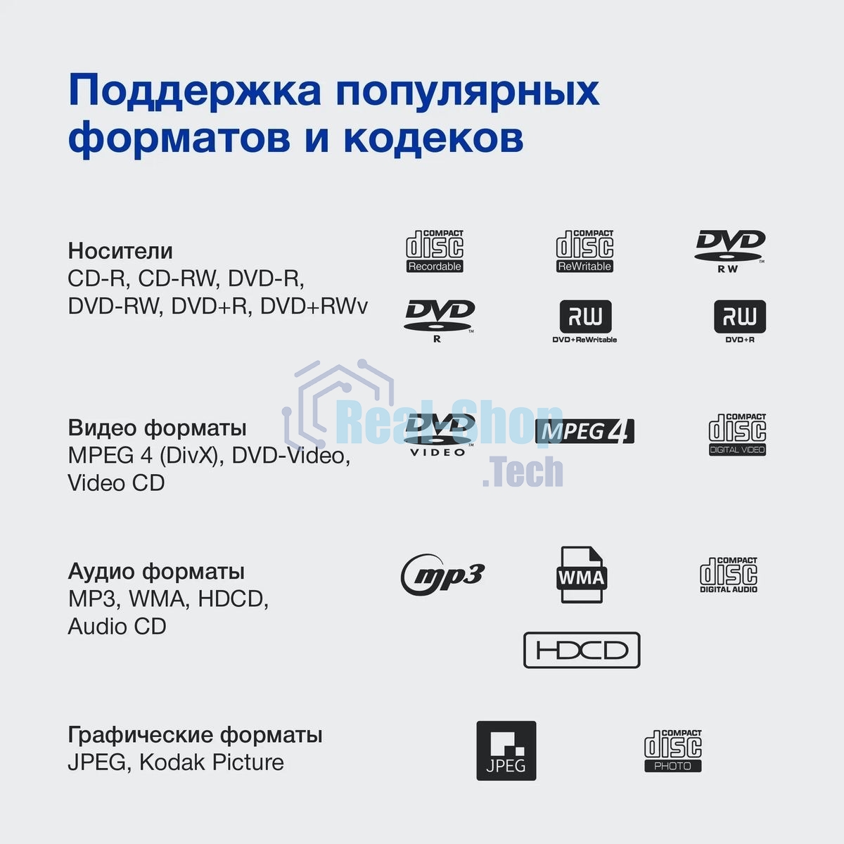 Плеер DVD Hyundai H-DVD200 черный Караоке ПДУ