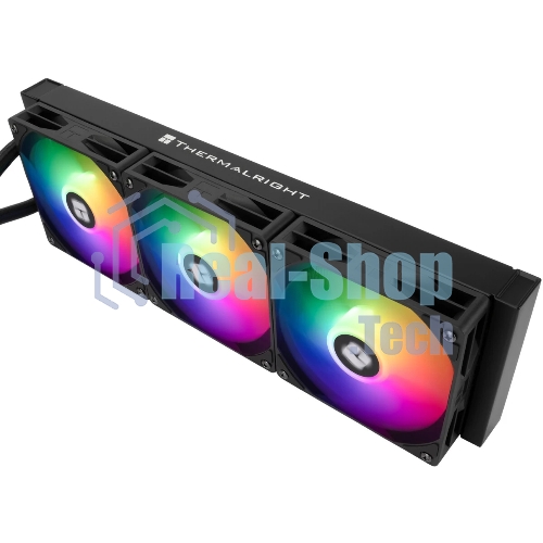 Система жидкостного охлаждения Thermalright Frozen Horizon 360 V2 ARGb Soc-AM5/AM4/1200/1700/1851 черный 4-pin 29.5dB Al Ret (F-HORIZON-360-BL-V2)