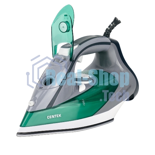 Утюг Centek CT-2309 зеленый/серый, 2800 Вт, 40 г/мин, 145 г/мин, 270 мл