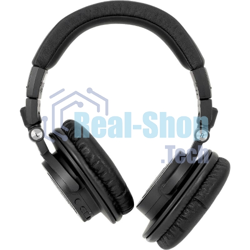 Беспроводные/проводные наушники Audio-Technica ATH-M50xBT2 черный, полноразмерные, Bluetooth + проводной, до 50 ч
