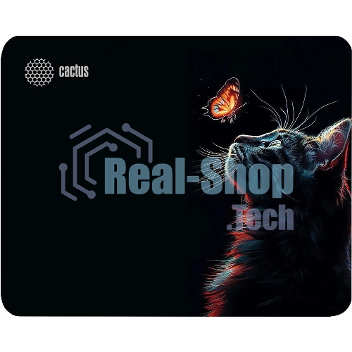 Коврик для мыши Cactus Night Cat 220x180x2мм (CS-MP-P12XS)