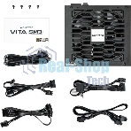 Блок питания Chieftec Vita SM3 BPX-750-C (ATX 3.1, 750W, 80 PLUS BRONZE, Active PFC, 120мм fan, Semi-modular Cable Management) Retail