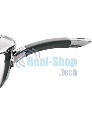 Ковш Rondell Flamme RDS-026, 1.3л, 16см, с крышкой, стальной