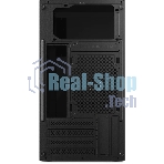 Компьютерный корпус CBR mATX Minitower V865, без БП, 1хUSB 3.0, 2хUSB 2.0, HD Audio+Mic, Digital Screen, черный