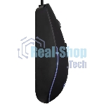 Мышь проводная Oklick 100M черный, 1600 dpi, USB, кнопки - 4