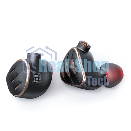 Проводные наушники FiiO FH5s черный/медный, внутриканальные, Jack 3.5/2.5/4.4 мм, сменные штекеры