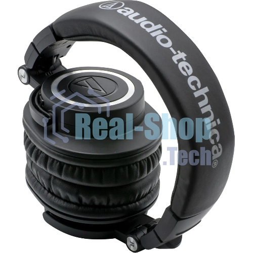 Беспроводные/проводные наушники Audio-Technica ATH-M50xBT2 черный, полноразмерные, Bluetooth + проводной, до 50 ч