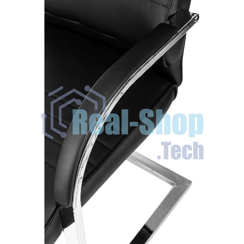 Кресло компьютерное Бюрократ T-8010-LOW-V/BLACK черный, искусственная кожа