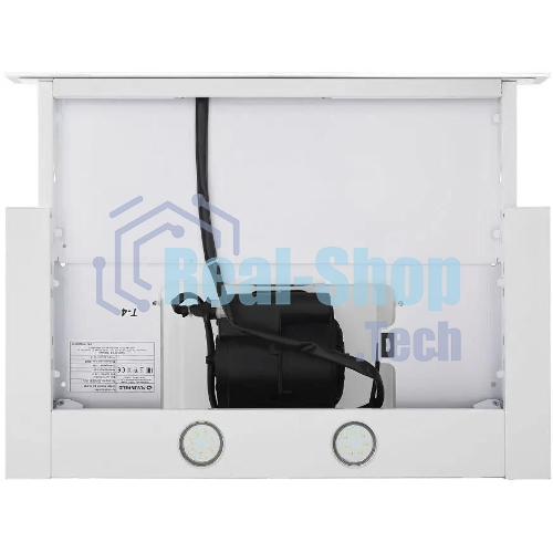 Вытяжка встраиваемая Maunfeld Ouse Touch Glass 60 белый, 60 см, 750 куб. м/ч, 48 дБ