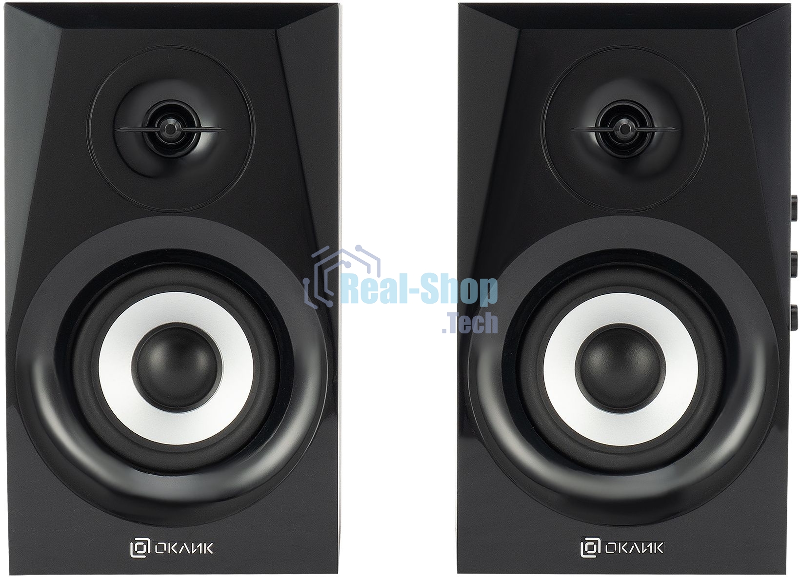 Акустическая система Oklick OK-166 BT 2.0 черный 40Вт