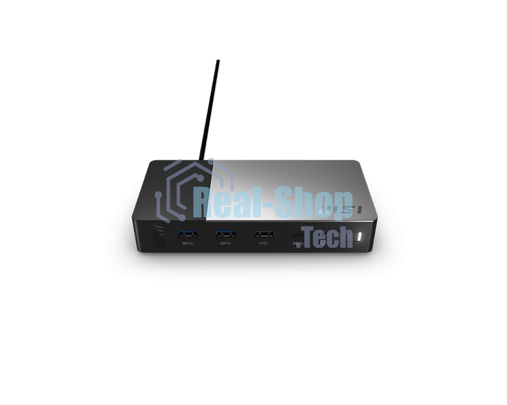 Док-станция MSI 957-1P151E-023, USB Type-C, USB Type-C/USB3.2Gen2/DP/USB Type-C/USB3.2 Gen2/USB Type-A USB 3.2 Gen2/USB Type-A USB 2.0/HDMI 2.1/DP/RJ45/Combo Jack, USB Type-C